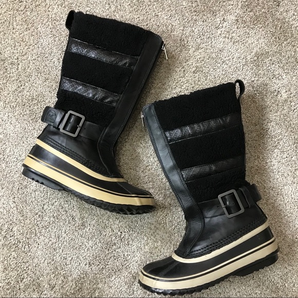 sorel zip up boots
